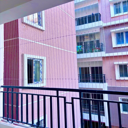 Invisible grills for balcony